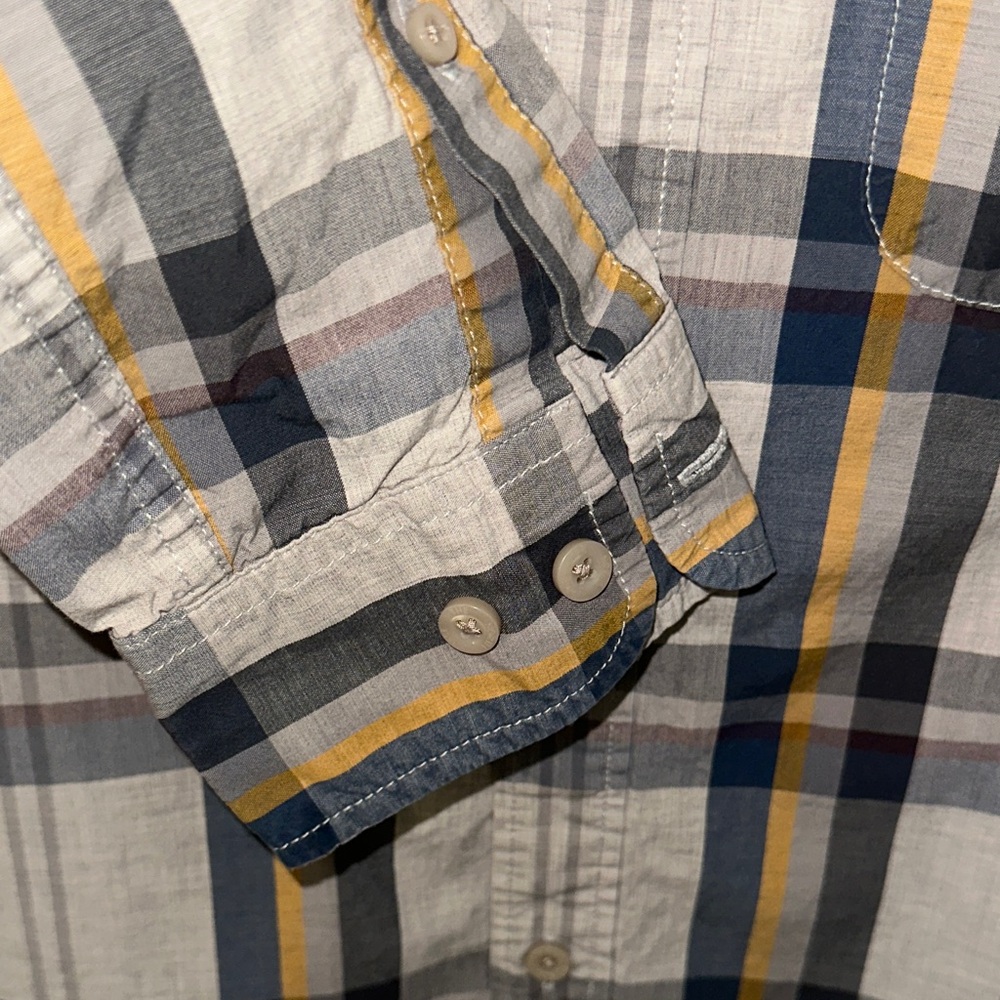 The North Face Plaid Button Down Shirt Small Hiking Outdoor Casual - Picture 5 of 8